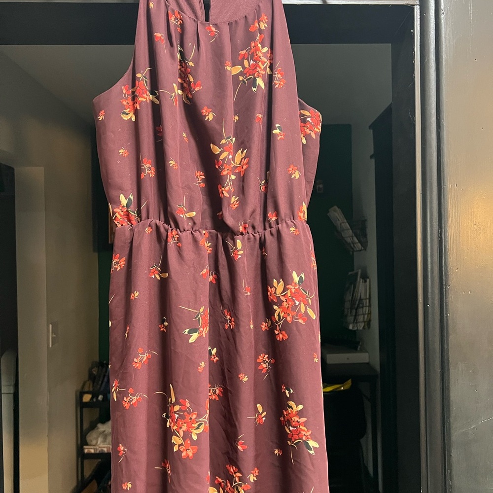 Maurices Burgundy Dress